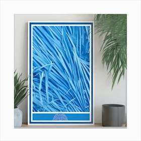 Blue Grass Jardin Majorelle Morocco Canvas Print