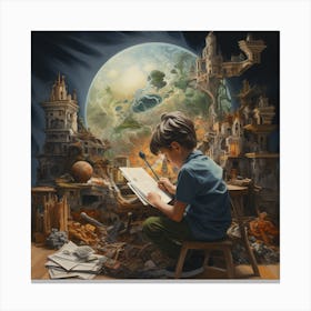 Child's Imagination Canvas Print