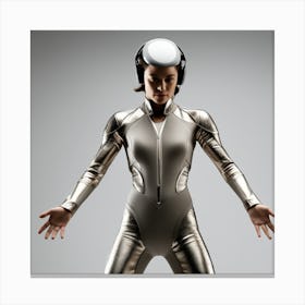 Futuristic Woman 40 Canvas Print