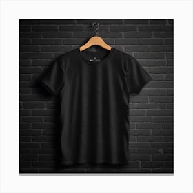 Black T - Shirt 5 Canvas Print