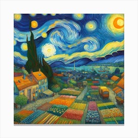 Van Gogh style, Harmony 1 Canvas Print