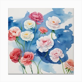 Peonies Canvas Print