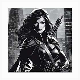 Black Widow Canvas Print