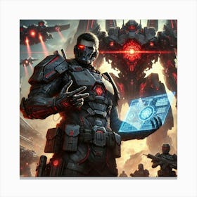 General Drax Syndicate Commander Canvas Print