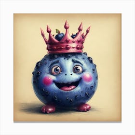 Blueberry King 6 Canvas Print