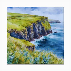 Ocean Cliffs Canvas Print