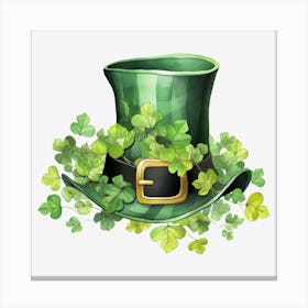 St Patrick'S Day Hat 5 Canvas Print