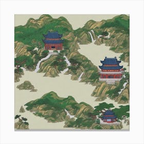 Chinese Landscape Canvas Print