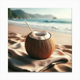 Coconut Stock Videos & Royalty-Free Footage Canvas Print