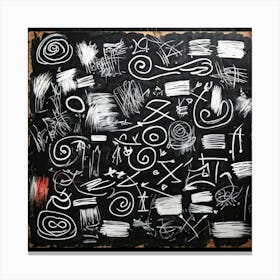 Chalkboard Canvas Print