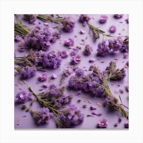 Lavender flowers 5 Canvas Print