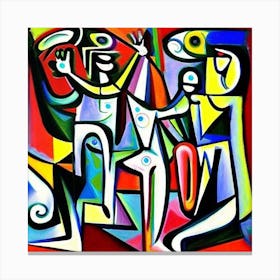 Abstract Painting Canvas Print