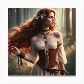 Mermaid 75 Canvas Print