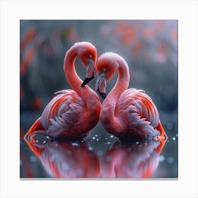 Flamingos 2 Canvas Print
