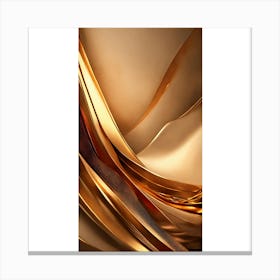 Abstract Gold Canvas Print