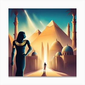 Egyptian Art Canvas Print