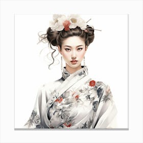 Chinese Woman Canvas Print