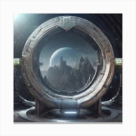 Halo staregate Canvas Print