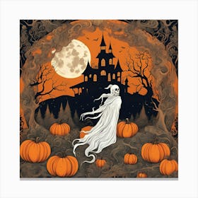 Scary Halloween Canvas Print