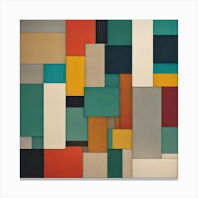 Abstract Squares 7 Canvas Print