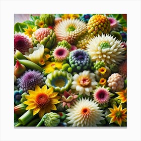 Flower Arrangement Canvas Print