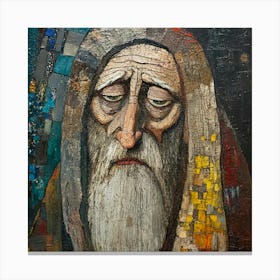 A Very Old Monk - 3 Canvas Print