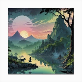 Asian Landscape 6 Canvas Print