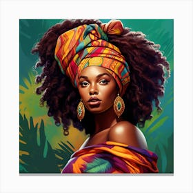 African Woman 18 Canvas Print