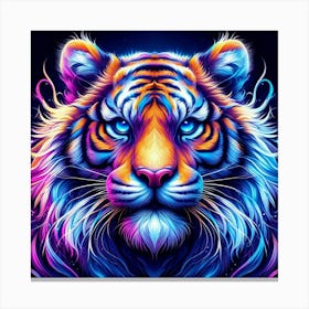 Colorful Tiger Canvas Print