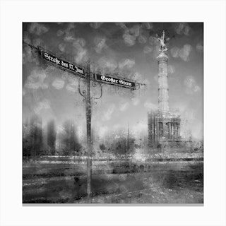 City Art Berlin Victory Column Canvas Print