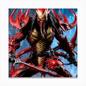 Predator Action Figure Canvas Print