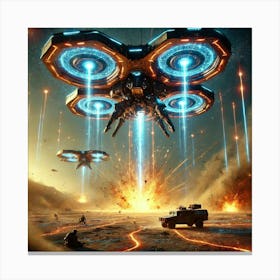 Mantle Guardian Drones Special Ability Converted Canvas Print