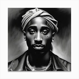 Tupac 3 Canvas Print