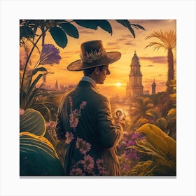 Man In A Hat Canvas Print