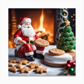 Christmas Santa 24 Canvas Print