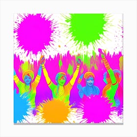 Holi Festival 3 Canvas Print