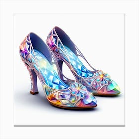 Princess shoes Canvas Print