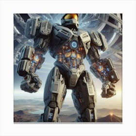 Halo 8 8 Canvas Print