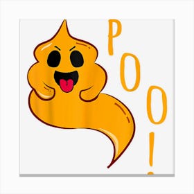 Poop Halloween Costume 2022 Canvas Print