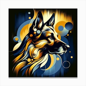 German Shepherd Dog Breed 02 Canvas Print