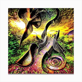 Psychedelic Art Canvas Print