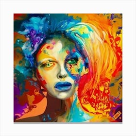 Abstract Painting Canvas Print