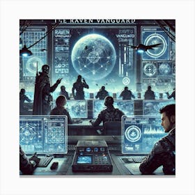 Raven Vanguard Advanced Surveillance Tech Canvas Print