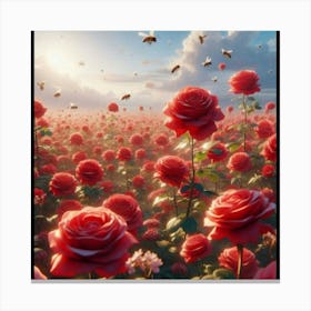 Red Roses 2 Canvas Print