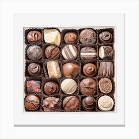 Chocolate Box Canvas Print