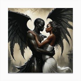 Demon Love Canvas Print