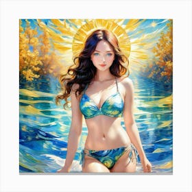 Sun Girldvs Canvas Print