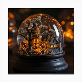 Snow Globe 3 Canvas Print