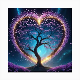 Tree Of Love Canvas Print