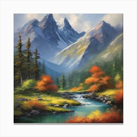 Autumn In The Mountains Canvas Print